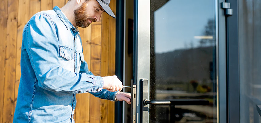 Frameless Glass Storefront Door Locks Replacement in Plainfield, IL